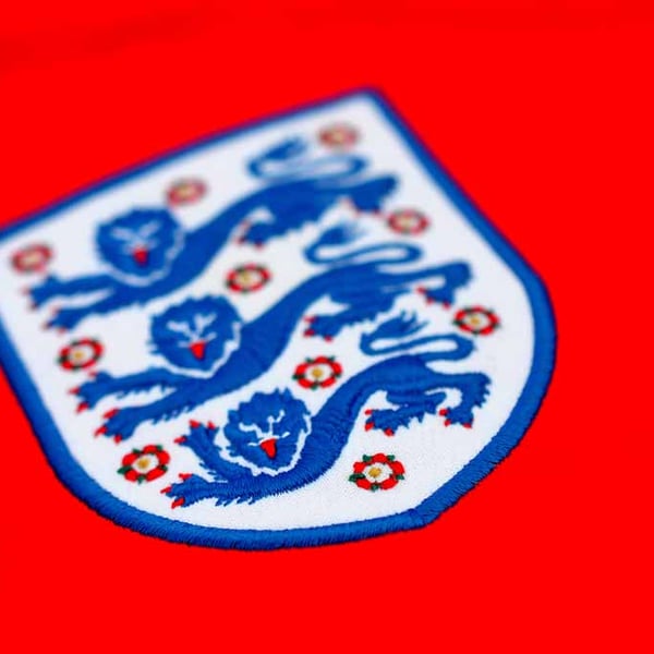 England Three Lions Football Shirt Badge Photograph Print