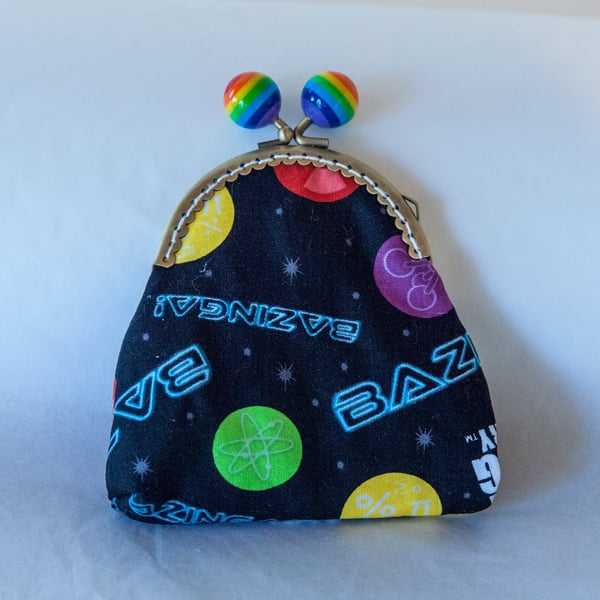 Bazinga!  Kiss Lock Fastening Coin Purse