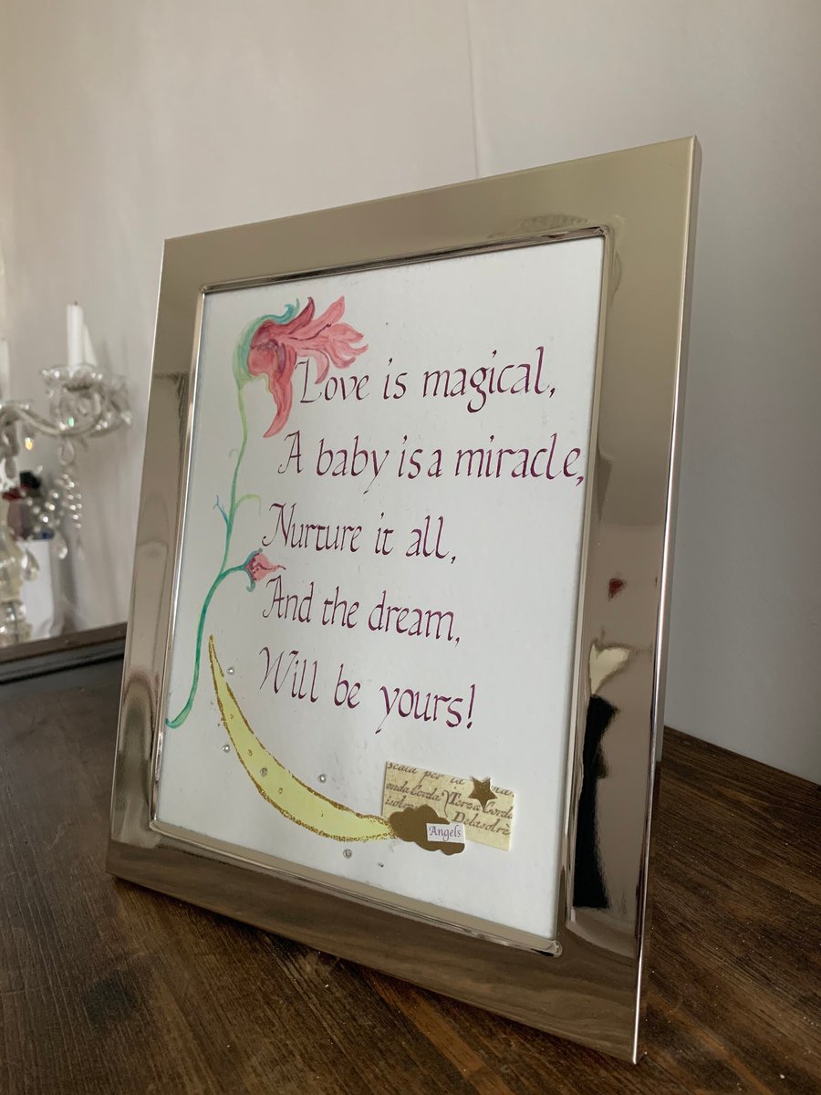 Hand-painted Baby Frame