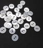 SOLD 24 round shirt buttons 10mm 2 holes