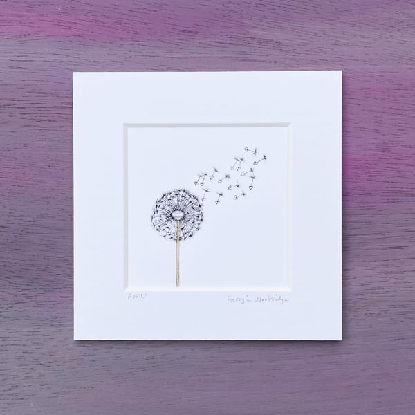 April Birthstone Wish 5" x 5"