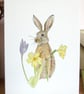 March hare Greetings card - Image 3