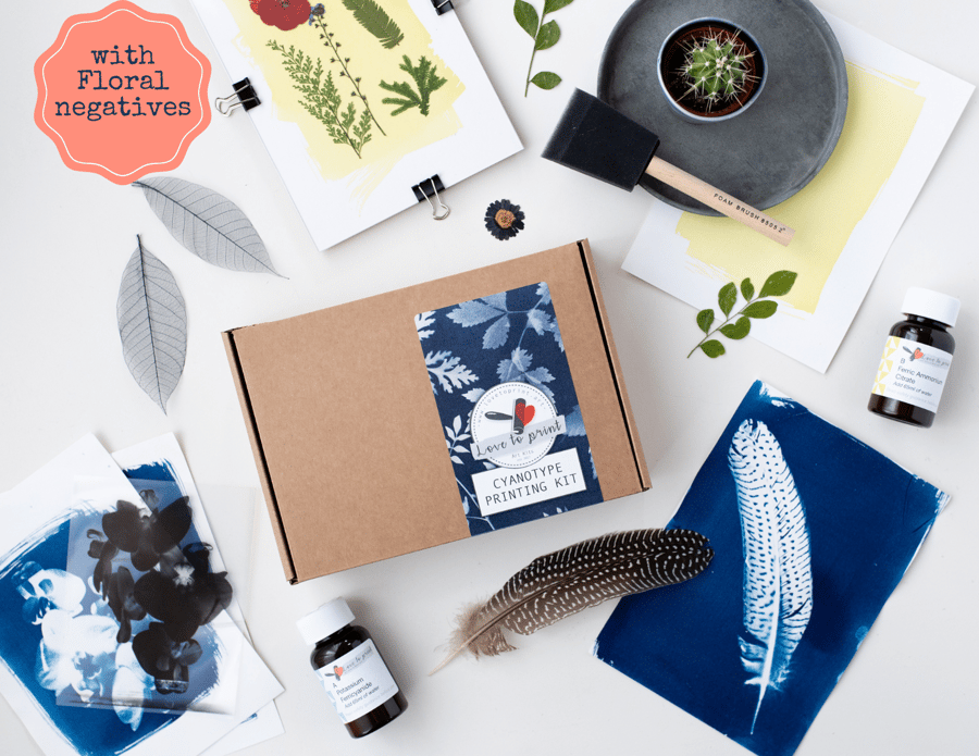 Cyanotype Kit for making blue prints in the sun