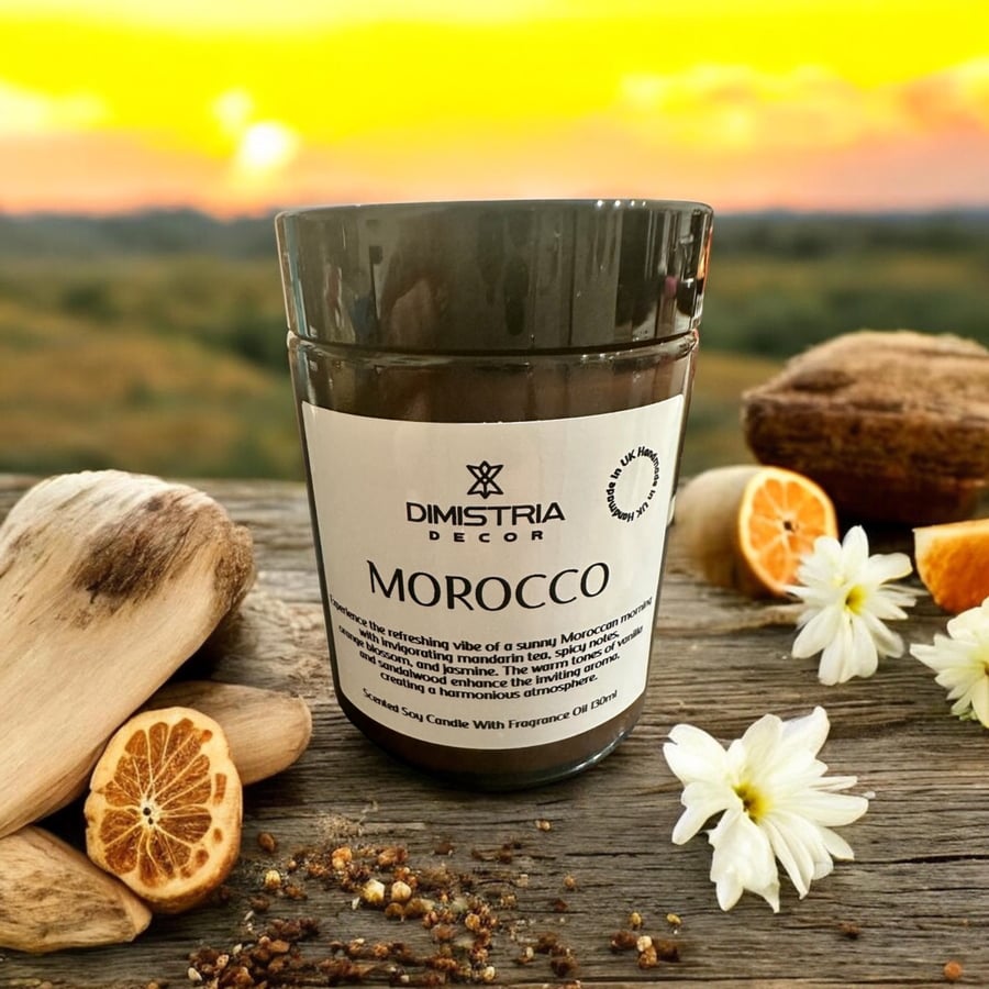Scented Soy Candle Morocco