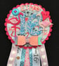 Birthday badge,16th birthday rosette