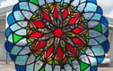 Large Stained Glass Hanging Pieces