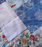 Vintage fabric patchwork quilt - Image 3
