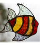 Tropical Fish Suncatcher Stained Glass Handmade - Image 2