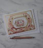 Get Well Soon Mouse Flowers 3D Luxury Handmade Card - Image 1