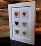 Handmade Fused Glass 'Hearts' Picture - Image 3