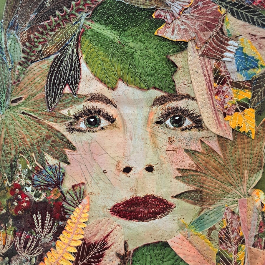 Haf, digital print of original mixed media piece