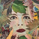 Haf, digital print of original mixed media piece