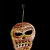 Orange Crochet Skull- Halloween