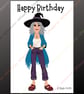 Personalised Birthday Card Plantable Seeded Wiccan Pagan Witch Witchy Gothic