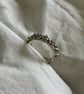 Sterling silver Bubble ring - chunky silver handmade ring - Image 2