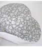 Sun Hat Bucket Hat Taupe and White Floral Reversible Summer Hat - Image 4