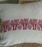 Handmade Machine Knitted Cushion Pillow Covers  - Trees - Flowers - Animals -   - Image 1