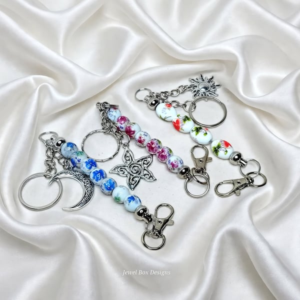 Stunning Flower Keychains