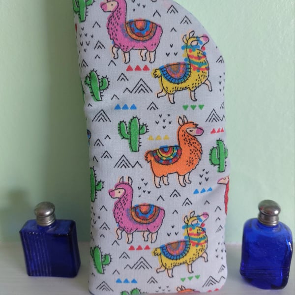 Llama Alpaca Themed Glasses Case 