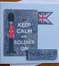 Keep Calm and Soldier On Card - Image 1