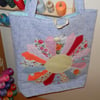 PATCHWORK FLOWER  TOTE BAG