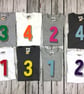 Kids Number T-Shirts. Personalise Birthday Age of Child shirt. Children's Tee  - Image 3