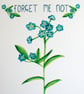 Forget me not- British wild flower card - Image 3