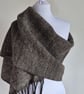 23.Handwoven Shawl in Handspun  Zwartbles Cross Fleece
