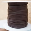 Kangaroo Leather Lace 2.5 mm premium quality Dark Brown 1m