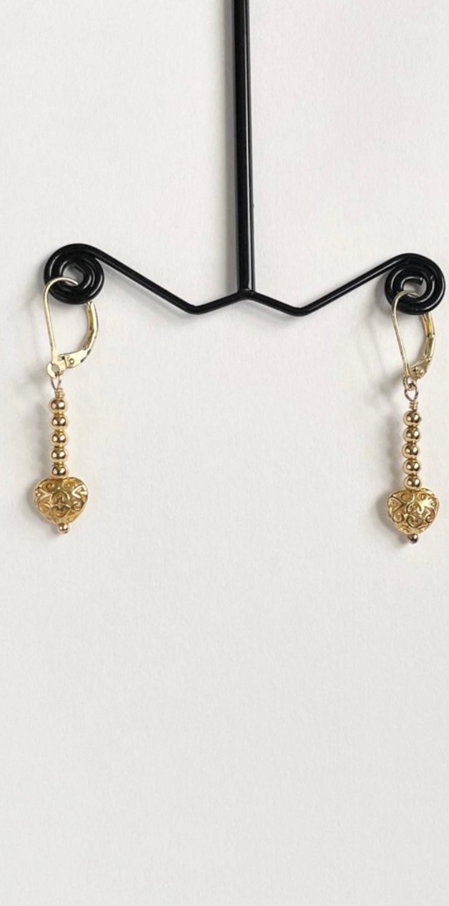 Filigree Heart Earrings
