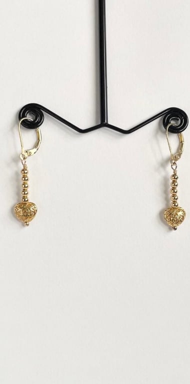 Filigree Heart Earrings