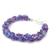 SALE - Berries Bead Weave Bracelet