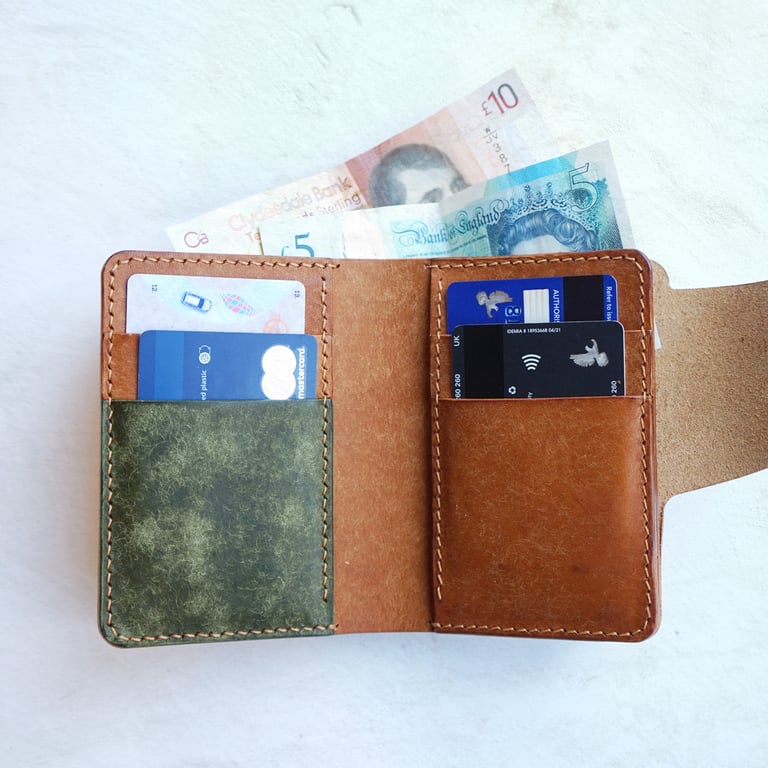 Leather Full Wallet With Free Initial Engraving