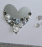 Embellished Heart Diamond Wedding Anniversary Card - 60th Anniversary - Image 7