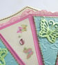 Fan shaped Butterfly birthday, blank card. - Image 4