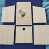 Wild garden bird nesting box in kit form to build yourself, self assembly kit.