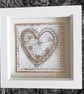 A Single Copper Wire Love Heart on Silver Handmade Artwork. How Lovely!!! XXX - Image 9