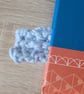Small Blue Textured Bookmark - Image 3