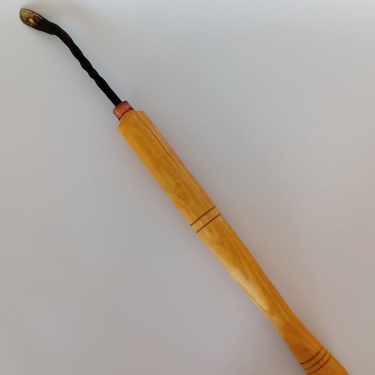 Large hand forged weeding tool - garden gift