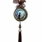 Hand-made "Magic of the Witch" Bauble – Dual-Sided Ornament