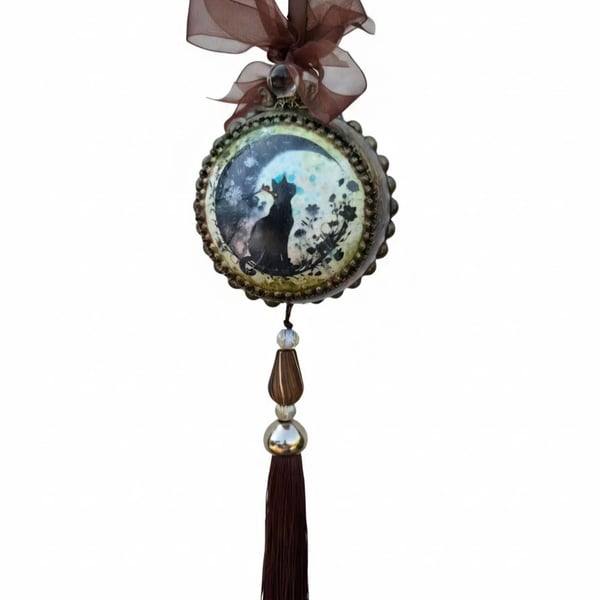 Hand-made "Magic of the Witch" Bauble – Dual-Sided Ornament