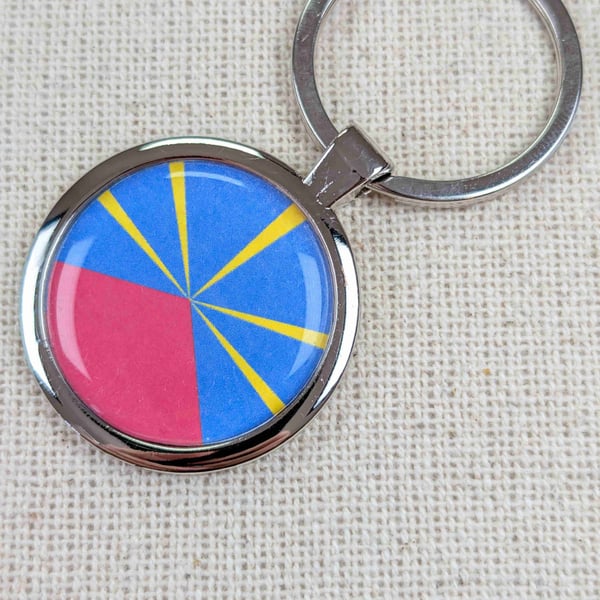 Reunion Flag Keyring