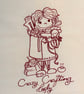 Machine-Embroidered Calico Tote bag for a Crafty ‘ Crazy Lady ‘ All my own work. - Image 8