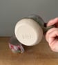 Handmade ceramic mug, pink stoneware cup, 300ml mug - Image 5