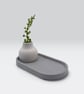 Grey Oval Jewellery Tray, Handmade Decorative Catchall Dish for Home - Image 5