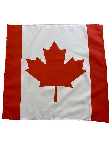 23" x 23" 59 x 59 cm Canada Canadian Maple Leaf Flag Bandana Head Scarf Neck Tie