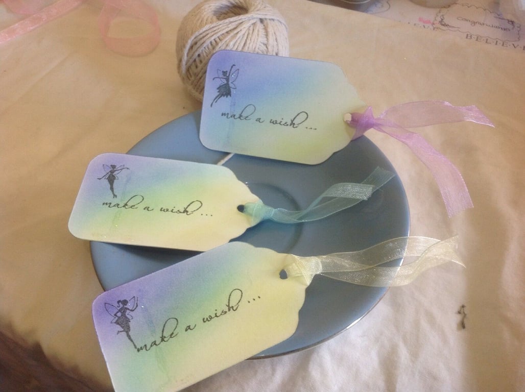 Make A Wish Cool - Fairy Tags - Set of 10