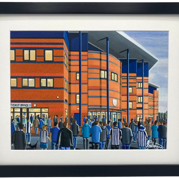 West Bromwich Albion F.C, The Hawthorns, Football Memorabilia Art Print