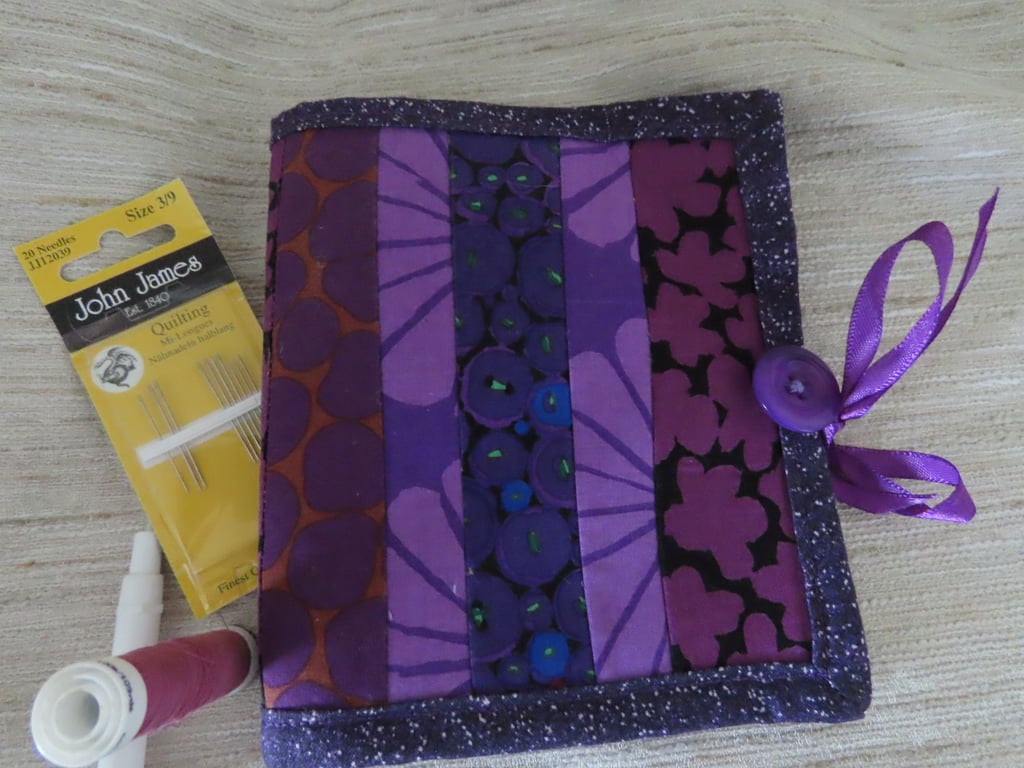 Handmade, Quilted, Kaffe Fassett, Needle Case