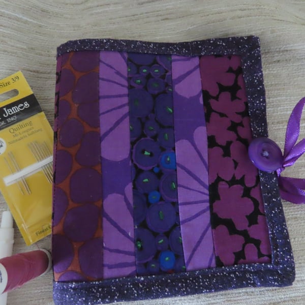 Handmade, Quilted, Kaffe Fassett, Needle Case